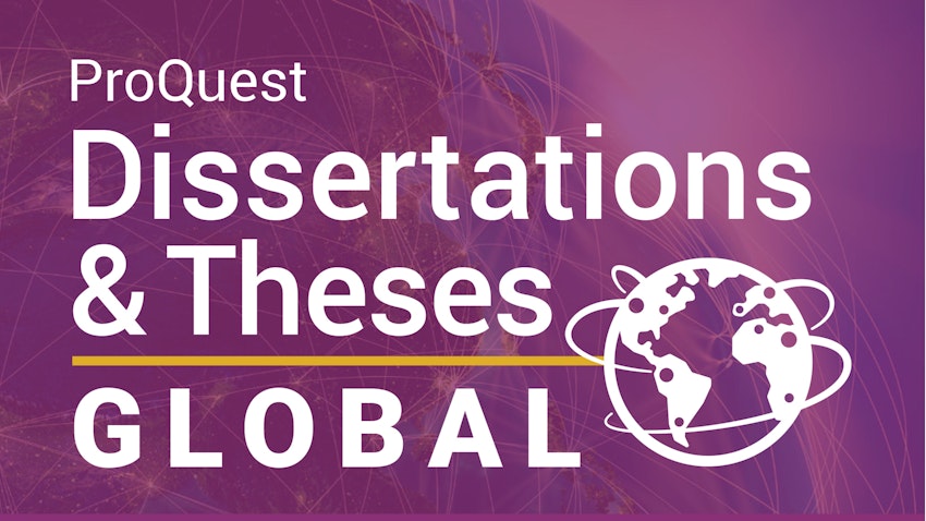 proquest dissertations and theses global database