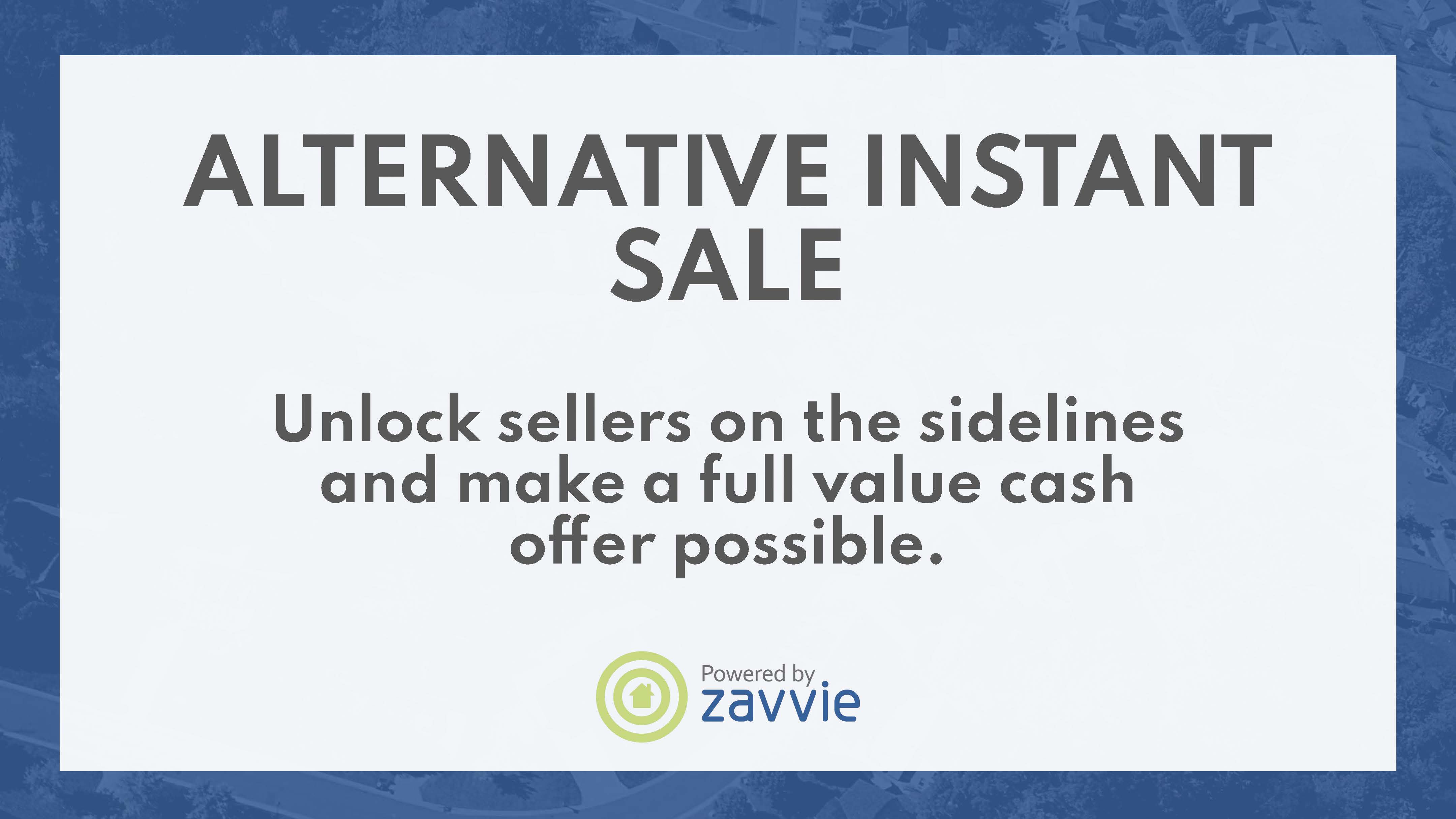 Alternative Instant Sale | Webinar Registration